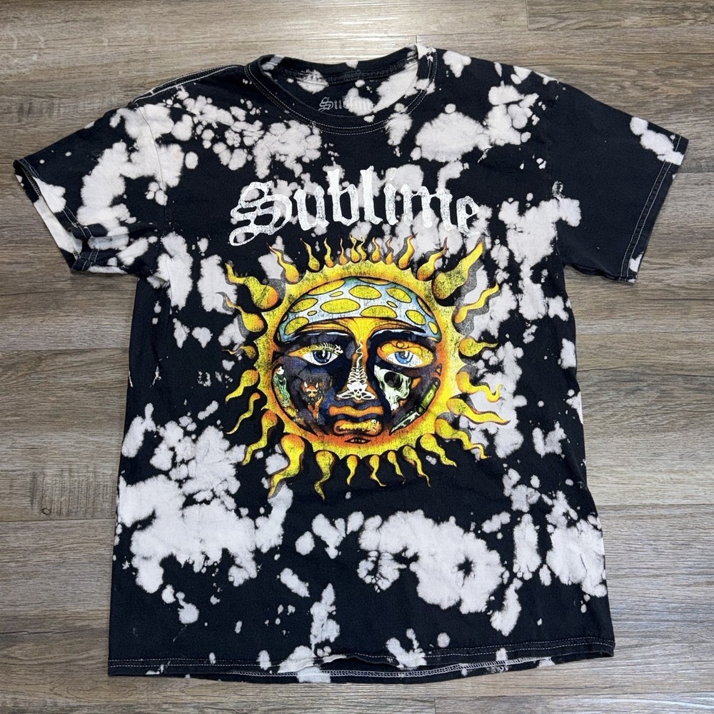 Official Sublime "40 Oz. to Freedom" Sun Bleach Tie-Dye Shirt Mens Medium/Unisex